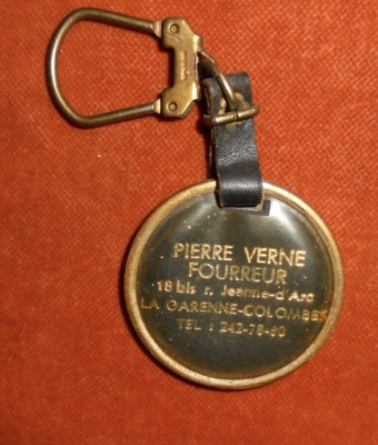 Pierre VERNE (NO JULES) FURREUR LA GARENNE-COLOMBES KEYCHAIN -- TACOT