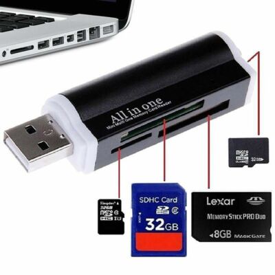 Usb Kartenleser Micro SD Speicherkarte SDHC SDXC MMC M2 Kartenadapter PC Z119