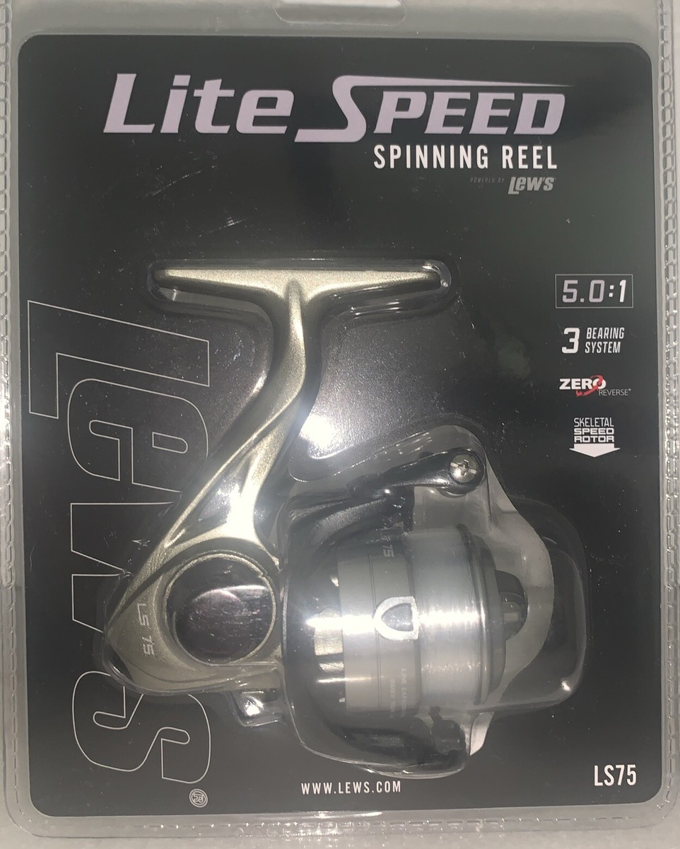 NEW!!! LEW'S Lite Speed Spinning Fishing Reel LS75 Ratio 5.0:1 3BB