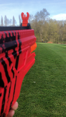 Nerf RIVAL NEMESIS MXVII-10K Automatic Ball Blaster + 50 Balls