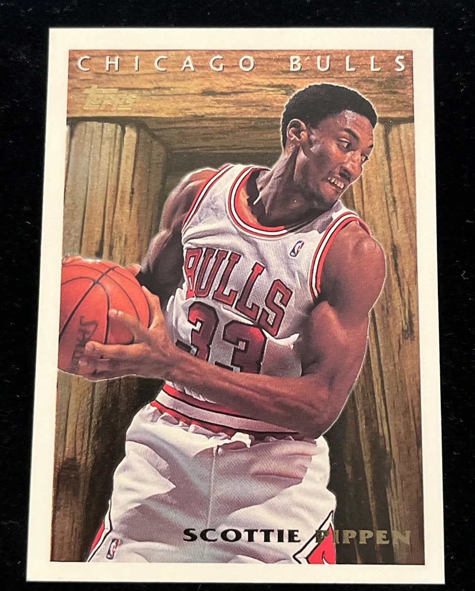 Topps Scottie Pippen Basketball Autographed Sports Trading Cards