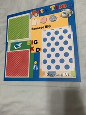 Potty Time-12x12 premade scrapbook page