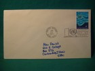 UN-NY-6c Peaceful Uses of the Sea-Bed-First Day Issue-Addressed-No Cachet-#215 — photo 1