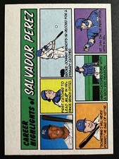 Salvador Perez 2022 Topps Heritage 1973 Topps Comics Card Royals #73TC-18