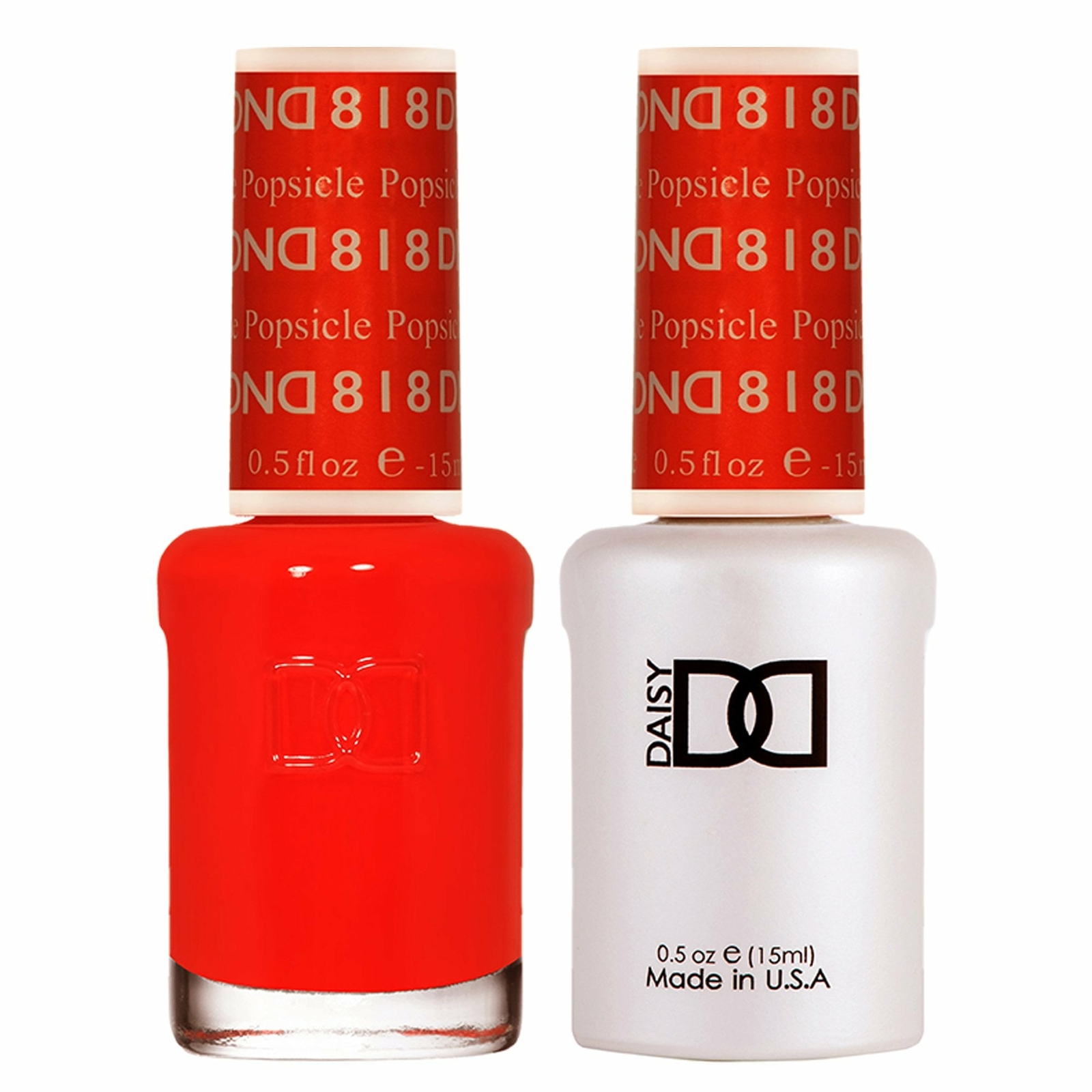 DND Duo Gel & Nail Polish Set - Popsicle 818 - 2x15ml