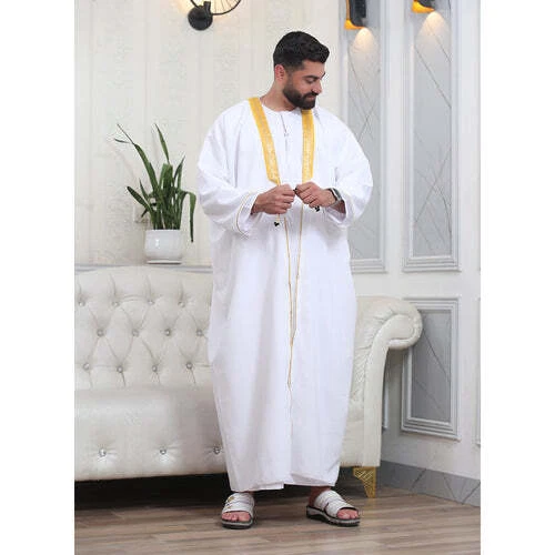 Mangas largas Abaya (Bisht) para hombre | Increíble capa árabe de la mejor calidad para hombre Foto 3 de 4