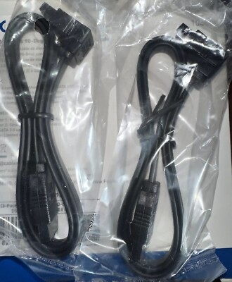SATA III Cable  2-PCs 90 Degree Right Angle 6.0 Gbps 1.5ft