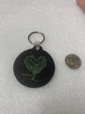 #ad NEW Sustainable SUBARU Keyring Heart Tree Logo 2.25” Round Keychain from Tire. $8.00