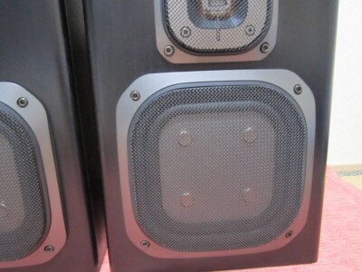 SONY APM-V705AVSpeaker System 2 pairs Pedestal Audio Black Working