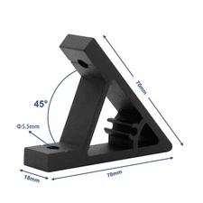 12pcs 2020 Aluminum Angle Bracket 45 Degree Angle Corner Connetor Hardware