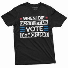 Don't Let Me Vote Camisa Demócrata Camiseta Política Camisa Anti Biden Partido Republicano