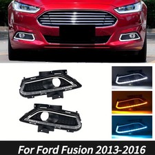 Led Daytime Running Lights For Ford Fusion 2013-2016 Turn Signal