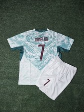 Size Youth S Code 22 / Ronaldo 7/ Portugal World Cup Away Jersey Set