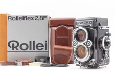 CLA'd Near MINT w/Box Rolleiflex 2.8F White Face, Red Xenotar 80mm From JAPAN