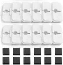 12-Pack Replacement Filters for Petlibro Dockstream Cat Water Fountain... 
