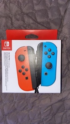 Nintendo Switch Joy-Con Controller - Neon Rot/Neon Blau 2er Unbenutzt Neu