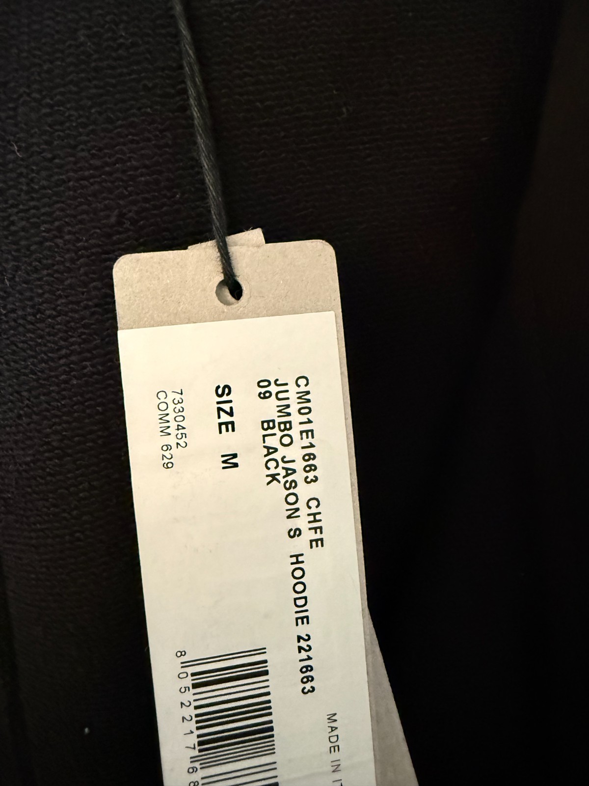 Champion × Rick Owens JUMBO JASON S HOODIE Size Medium image 4