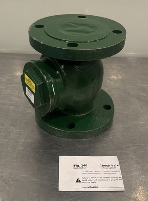 Morrison Bros. 246DRF0200 AV Swing Check Valve 3  Flanged NEW! FREE SHIPPING!