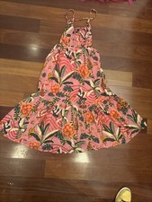 Farm Rio Women's Mixed Leopards Jungle Dress Size Small