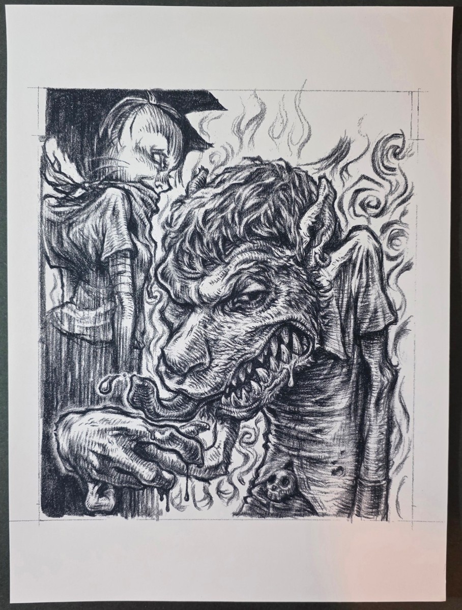 Rockin Jelly Bean Werewolf, Girl POSTER 