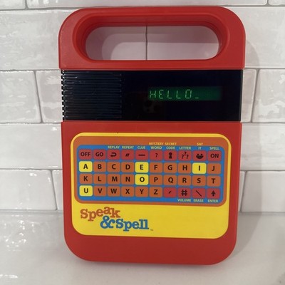 Vintage Speak & Spell Texas Instruments Learning Game TESTED WORKING Electronic