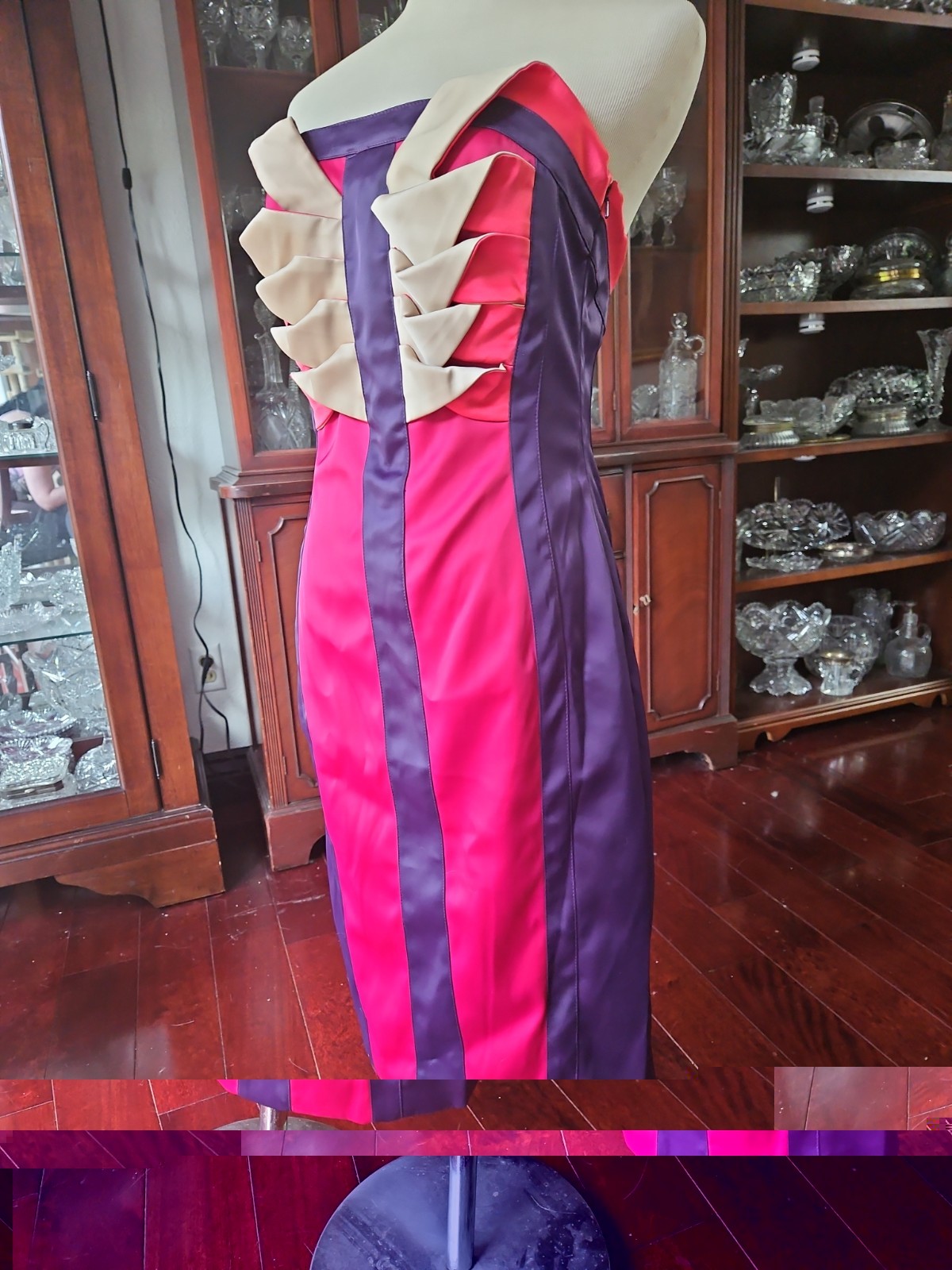 Rare Vtg NWT's Corset Dress wiggle strapless & straps Karen Millen UK 10 / USA 6 image 2