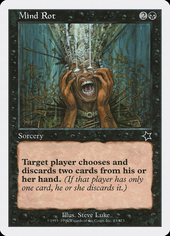 MTG Magic the Gathering Mind Rot (83/173) Starter 1999 HP