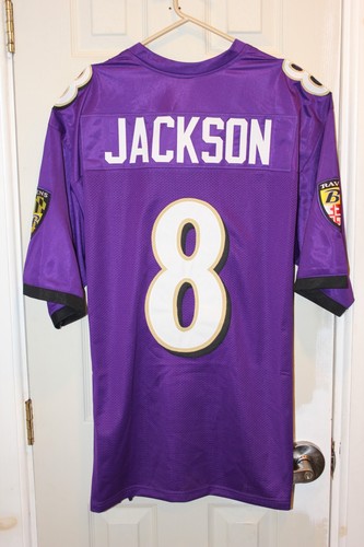 purple Baltimore Ravens Lamar Jackson (8) unbranded stitched jersey (NWOT) - XL