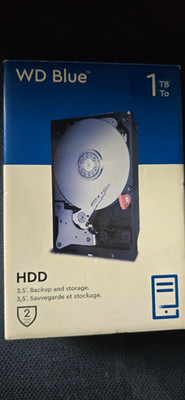 1TB Festplatte WD Blue Desktop 7200rpm WDBH2D0010HNC-ERSN 5,25 Zoll - NEU OVP