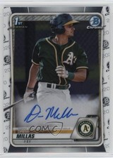 2020 Bowman Chrome Prospect Auto Drew Millas #CPA-DM Auto 1h1
