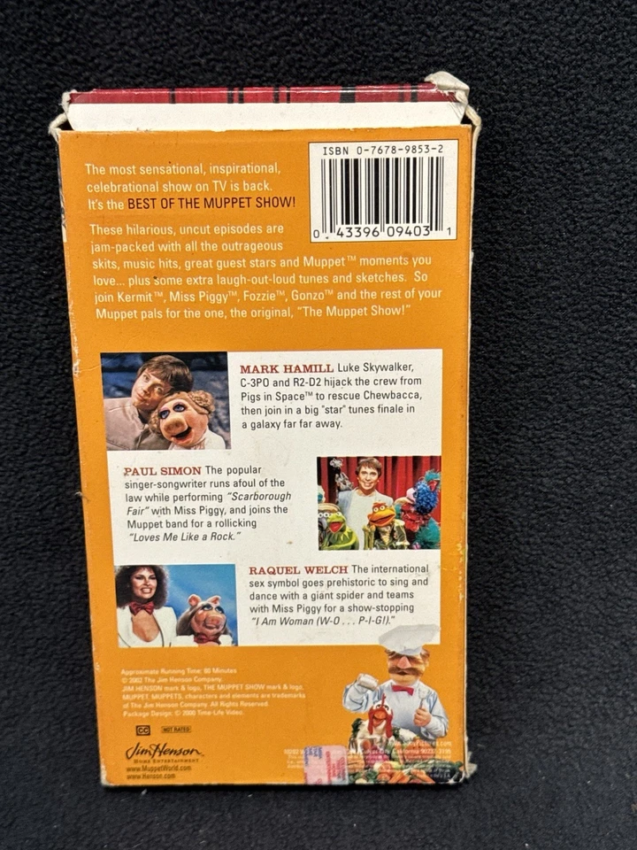 Best of The Muppet Show VHS 25th Anniversary Edition Comedy Hamil Welch USED - Image 3 of 4