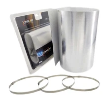Xinhan Aluminum and fiberglasss Starter heat shield 7 x 24in Wrap Kit W/3 Sta...