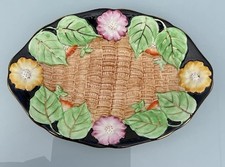 Vintage Falcon Ware Weatherby Hanley Oval Dish Plate Floral Pattern No. C429