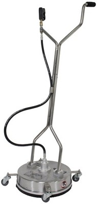 Erie Tools 18'' Stainless Steel Pressure Washer Flat Surface Cleaner with Wheels