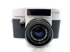 Vintage Nikon Nikkorex Auto 35 35mm Rangefinder Camera Nikor 1:2 48mm Lens WORKS