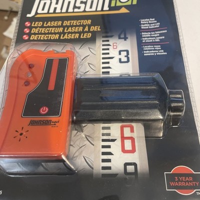 Johnson Level & Tool 40-6705 One-Sided Laser Detector Clamp for Red Beam Lasers