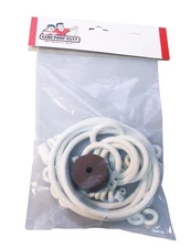 Gottlieb Elite Guard Pinball Machine Replacement Repair Rubber Ring Kit White