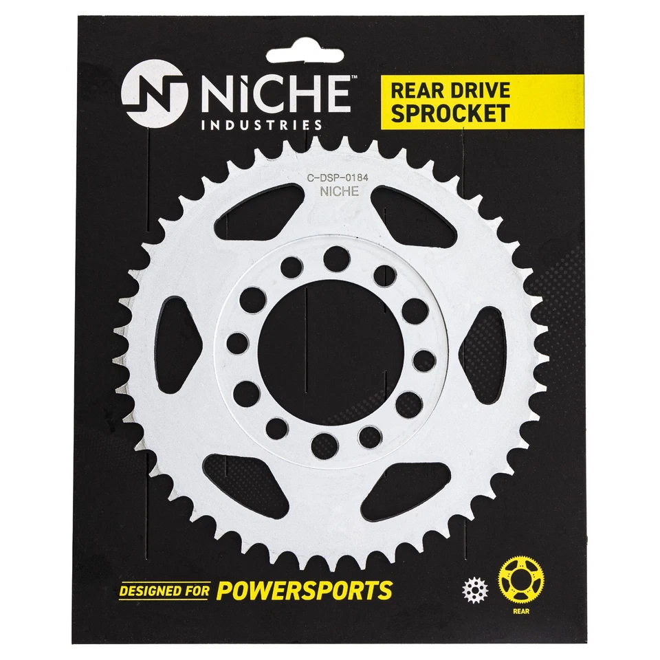 NICHE 428 Front 13T Rear 45T Drive Sprocket Kit for Yamaha AT1 CT1 CT3 - Image 3 of 4