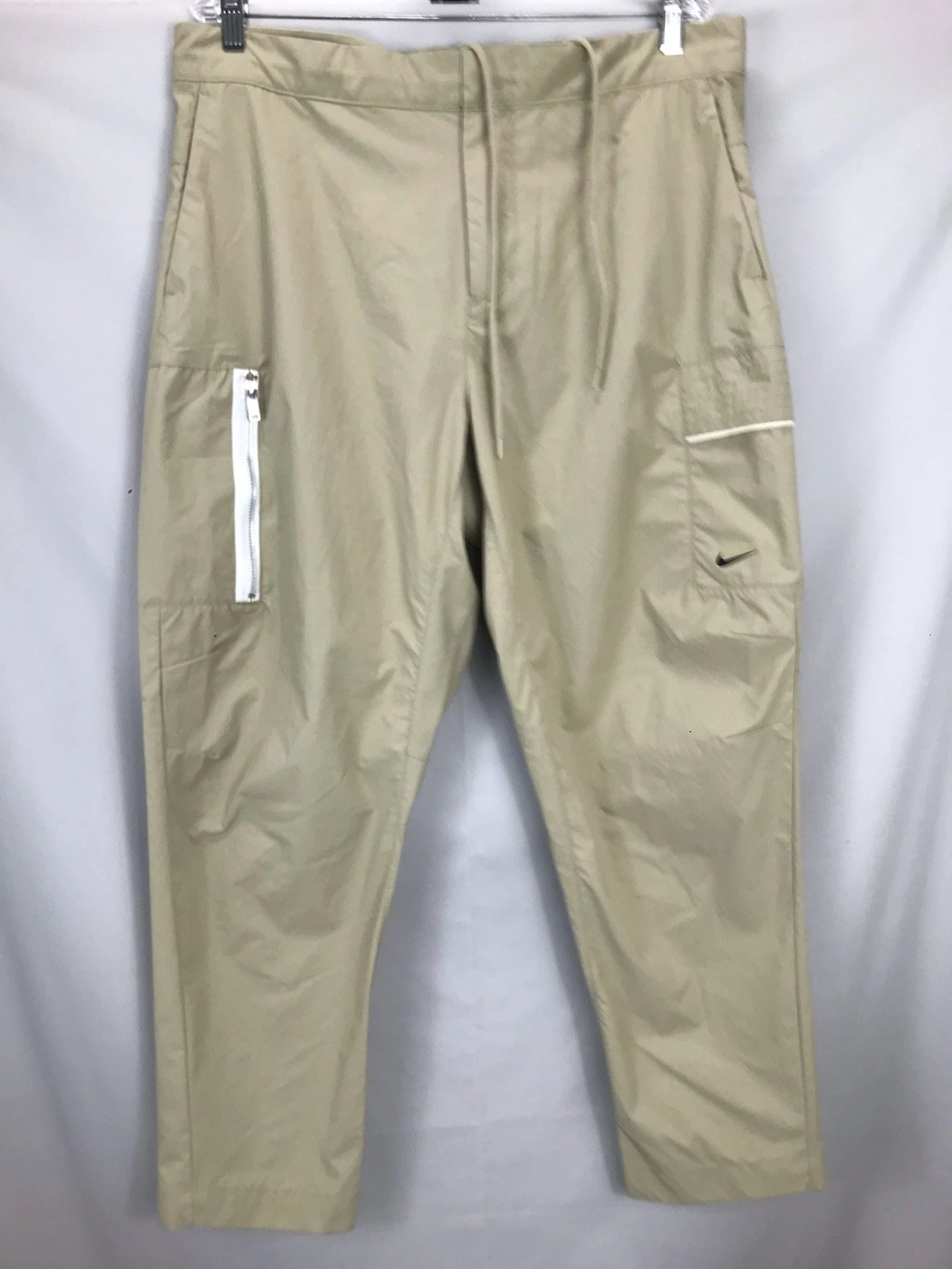 Nike Essential Uitility Cargo Pants Mens 36x27.5 Khaki Standard fit Taper Leg