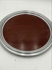 Buenilum Brown Silver Micarta Westinghouse Round Serving Tray — photo 1