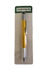 Vintage 6-in-1 Multifunctional Metal Stylus Pen - Yellow - New in Package