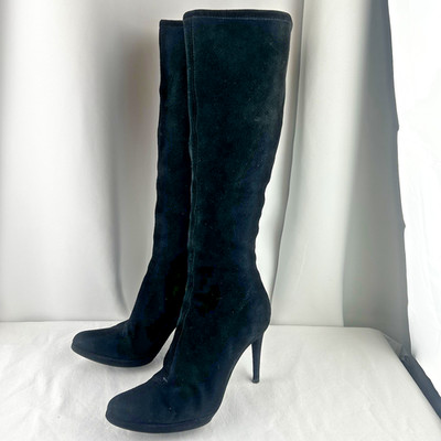 Gucci Black Suede Boots Size 8.5 - UK 37 Please Read Description