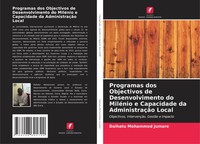 Programas Dos Objectivos De Desenvolvimento Do MiléNio E Capacidade Da...