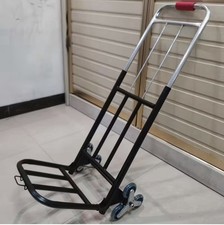 Heavy-Duty Folding Hand Truck with Adjustable Straps, Stair-Climbing Wheels