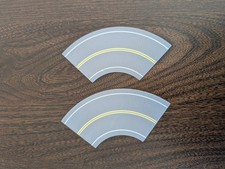 MRG RoadWayz - N Scale Road System - No Passing 90 degree Pair 50mm