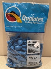 5” Round 100 Pack Robin’s Egg Blue Balloons. Water Balloons. Made In USA. NEW