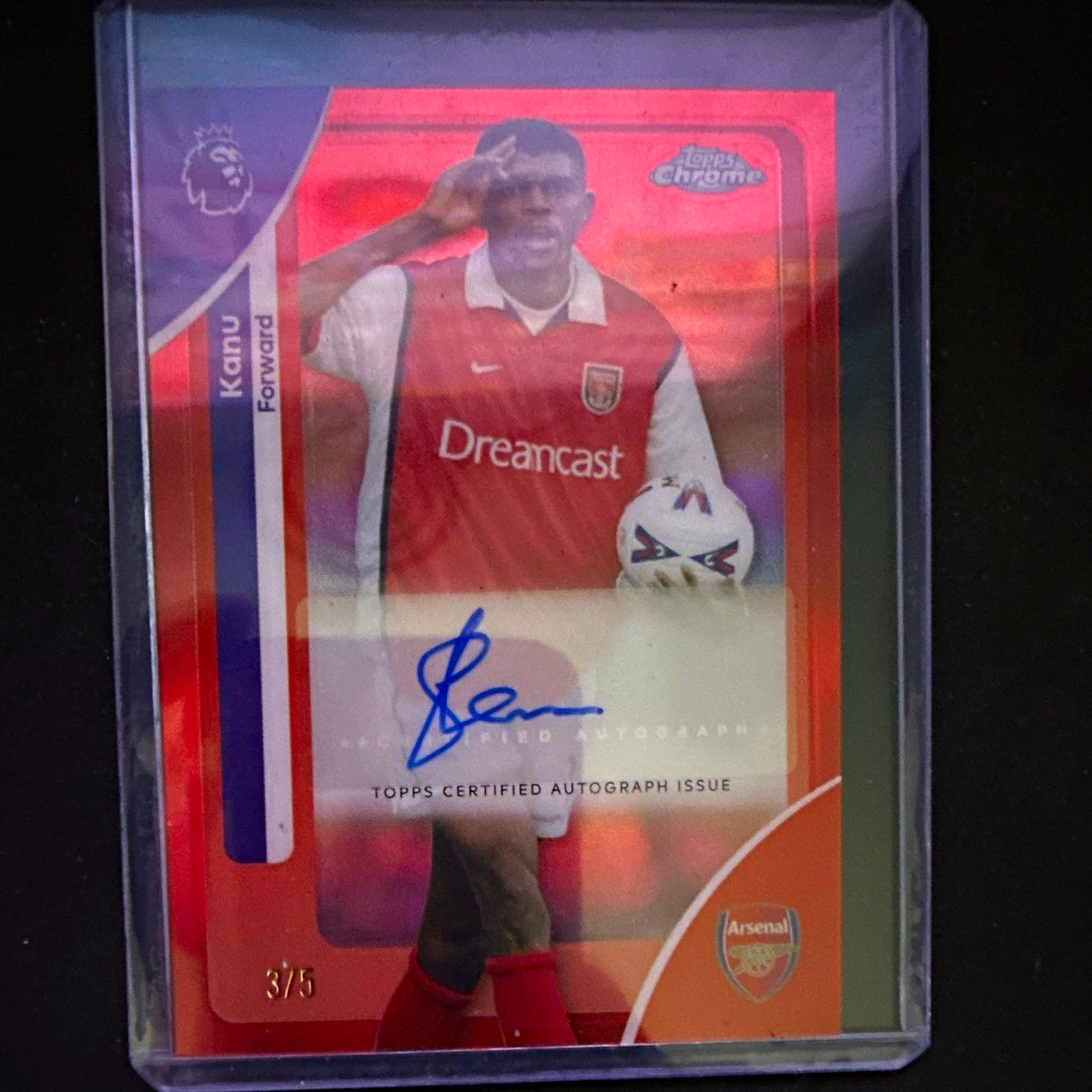 25+ Arsenal Soccer Original Autographed Sports Trading Cards