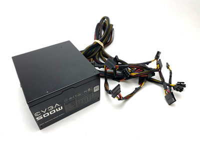 EVGA 500W 80 PLUS BRONZE POWER SUPPLY NON-MODULAR SWITCHING BR 100BR0500K1 PSU