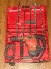 Hilti TE60 ATC Corded Rotary Hammer Drill 120v w/ Case, Manual, Bits (1/2 to 1)