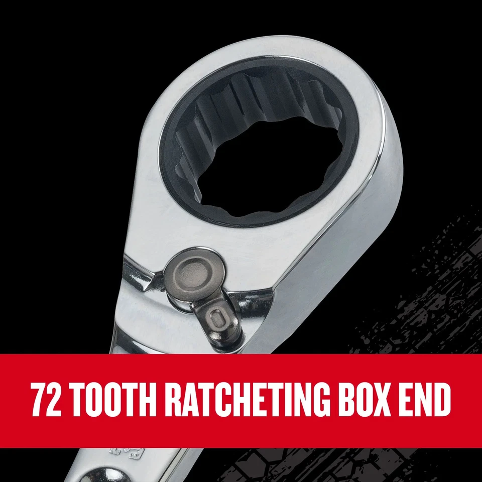 Llave combinada de trinquete reversible Sae serie V (TM) (8 piezas) - CMMT87350V Foto 4 de 4